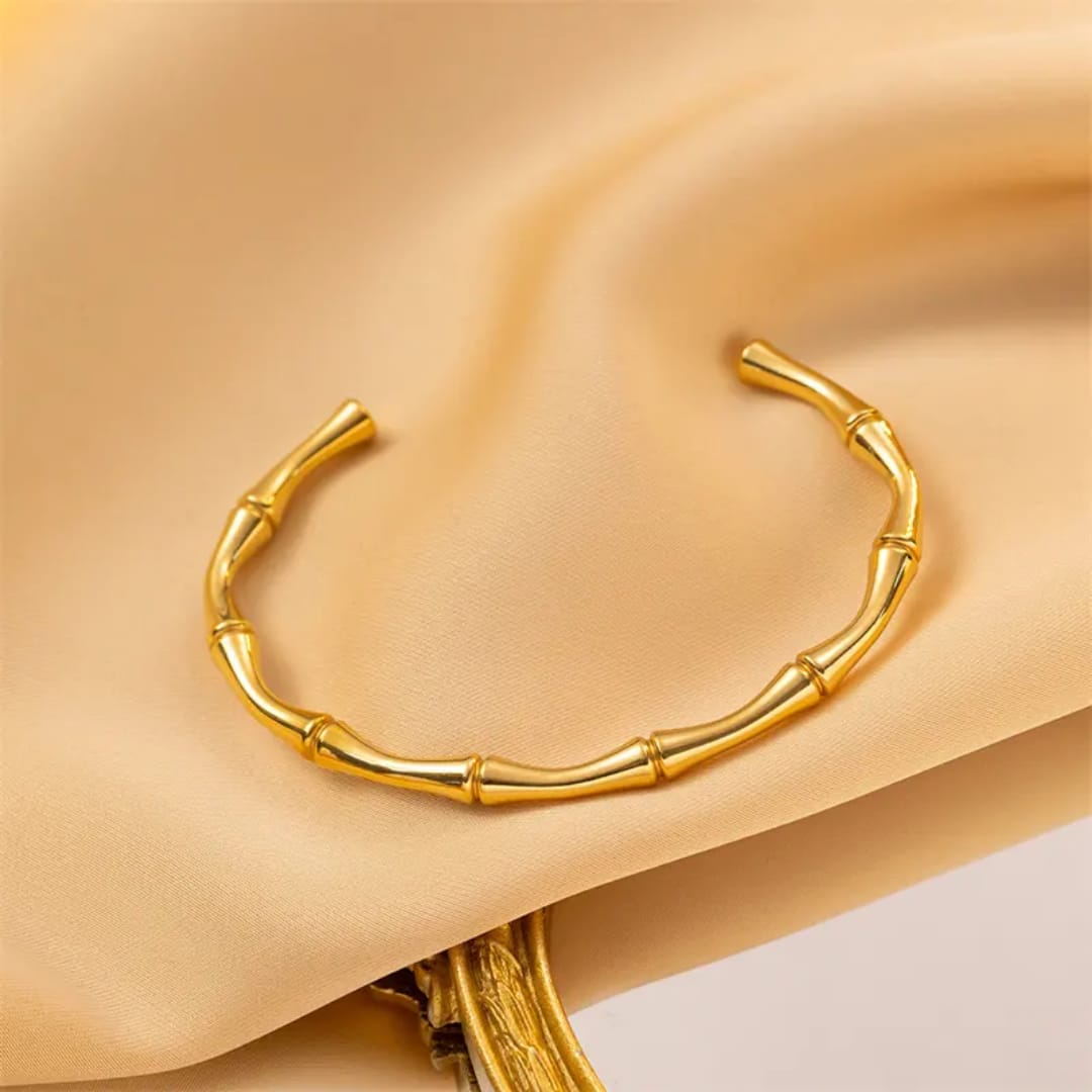 Golden Bamboo Cuff