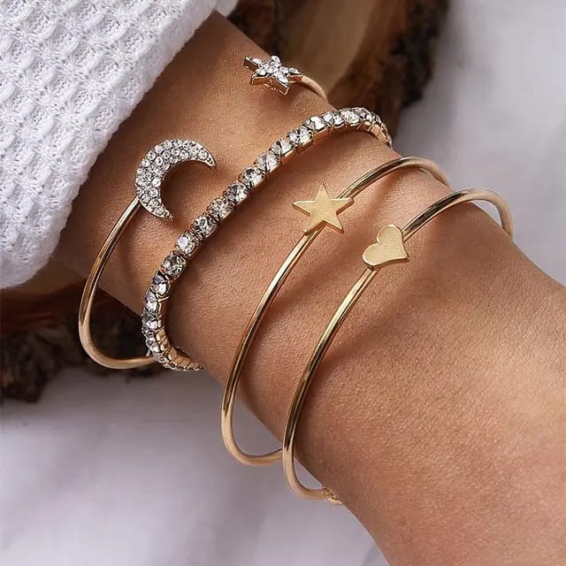 Celestial Charm Bracelet Set