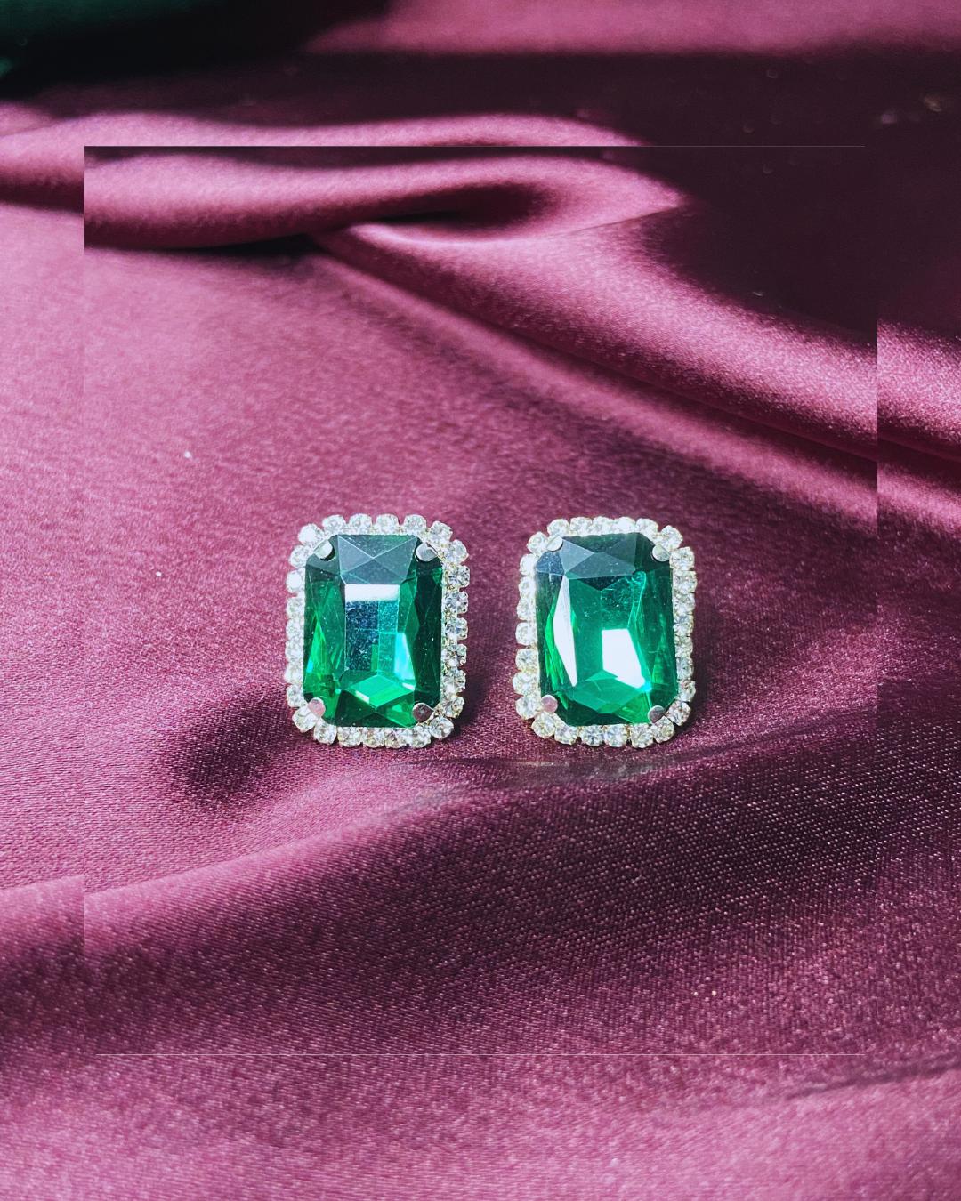 Emerald Twilight Studs