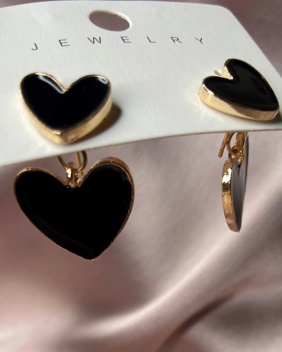 Romantic Heart-Shaped Earrings