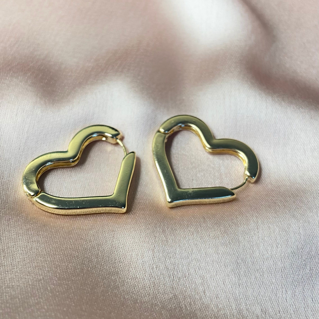 Charming Heart-Shaped Earrings