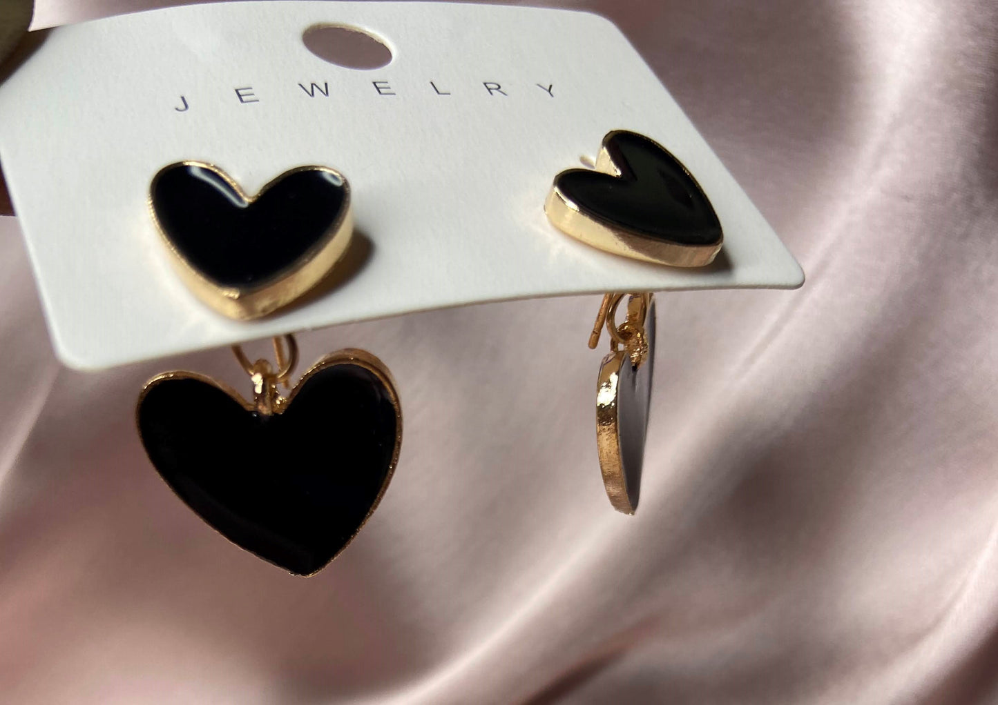 Romantic Heart-Shaped Earrings