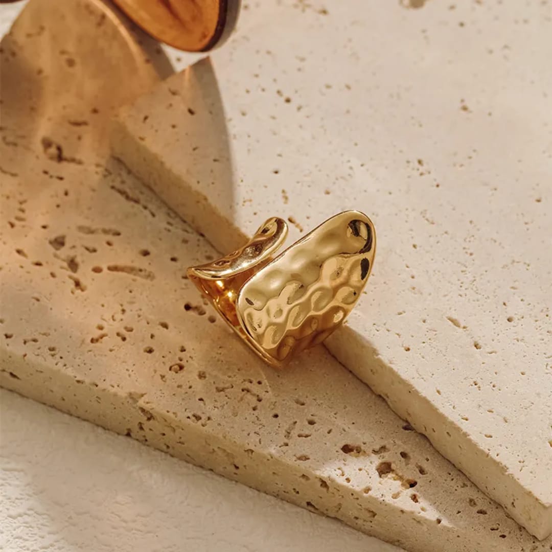 Molten Touch Statement Ring