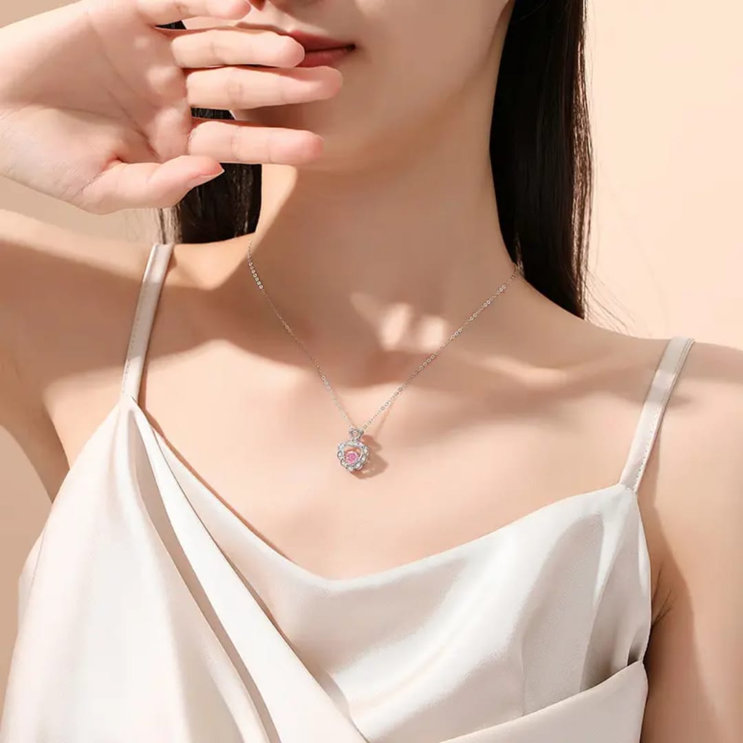 Amora Blush Heart Pendant