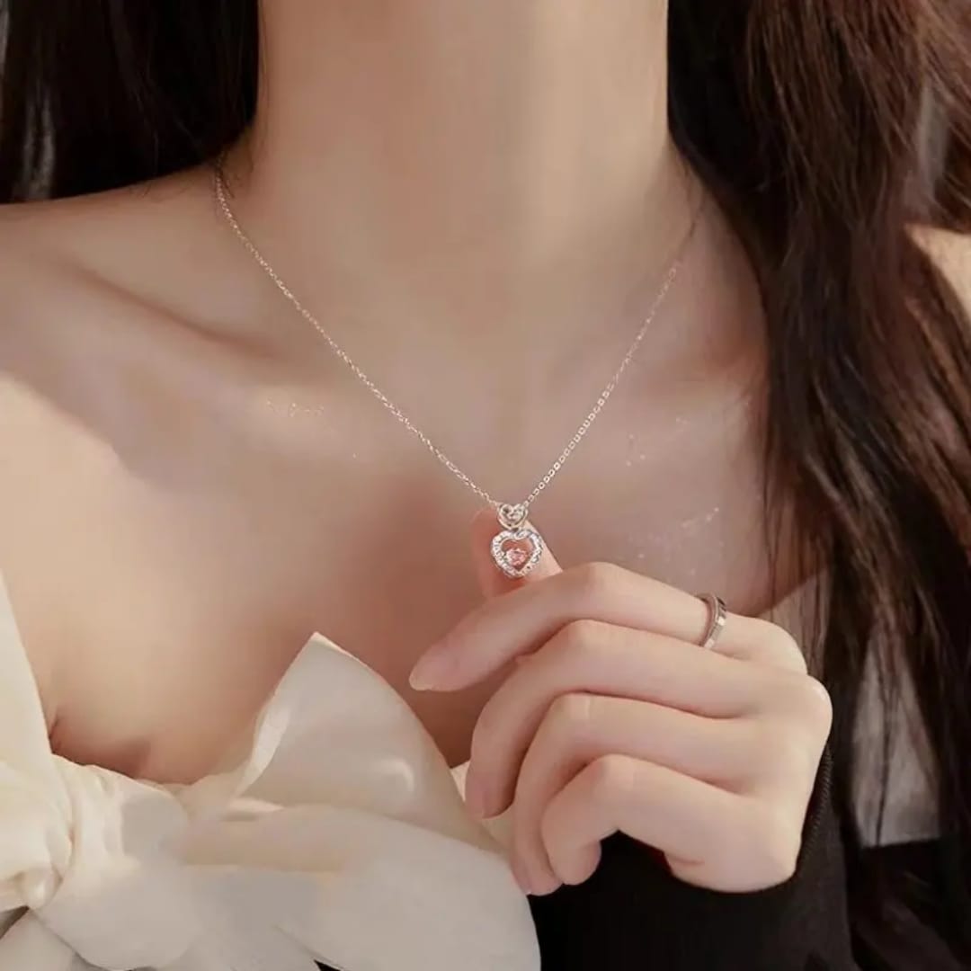 Amora Blush Heart Pendant